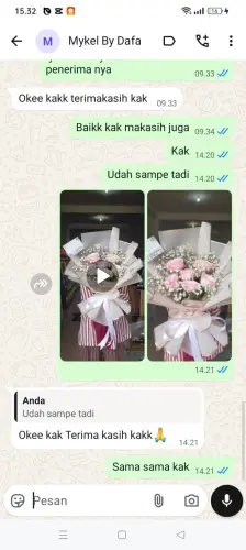 Testimonial Buket Bunga bukit argomulyo