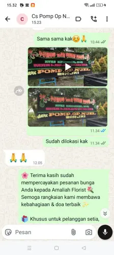 Testimonial Papan Bunga bukit argomulyo