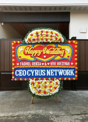 Papan Bunga Pernikahan bukit argomulyo