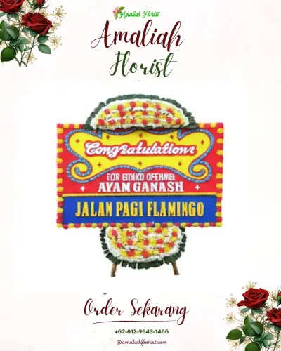Bunga Papan Congratulation bukit argomulyo